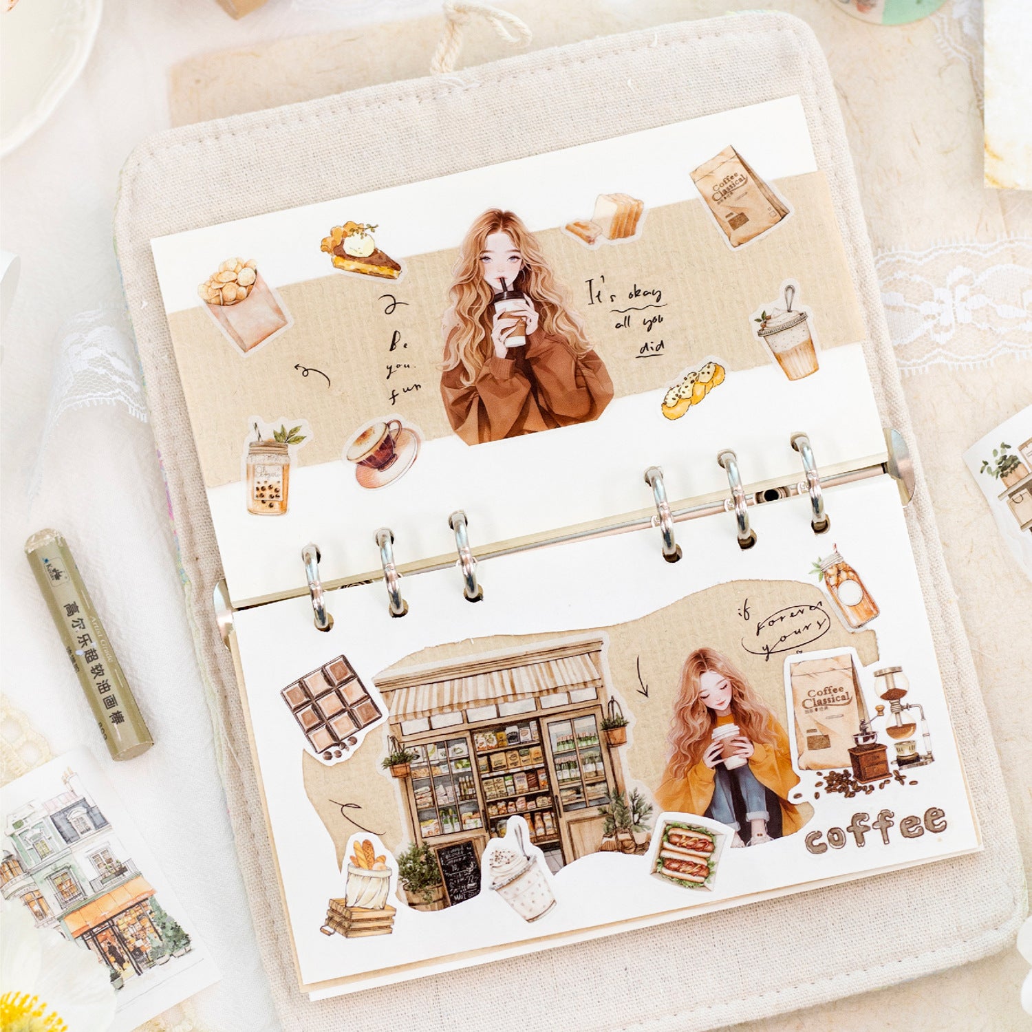 1 Roll Shop Store Washi Stickers Tape LSRC