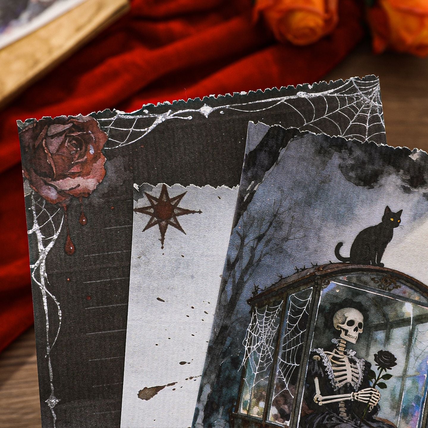 A5 Mixed Material Sticker Book - Gothic Diary
