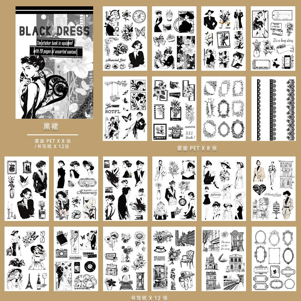 A5 Mixed Material Sticker Book TZH082