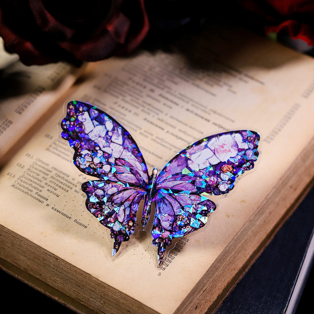 5 Pcs Butterfly PET Stickers BSHD
