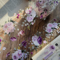 Floral Decorative Tape Rolls- Lavender Radiance