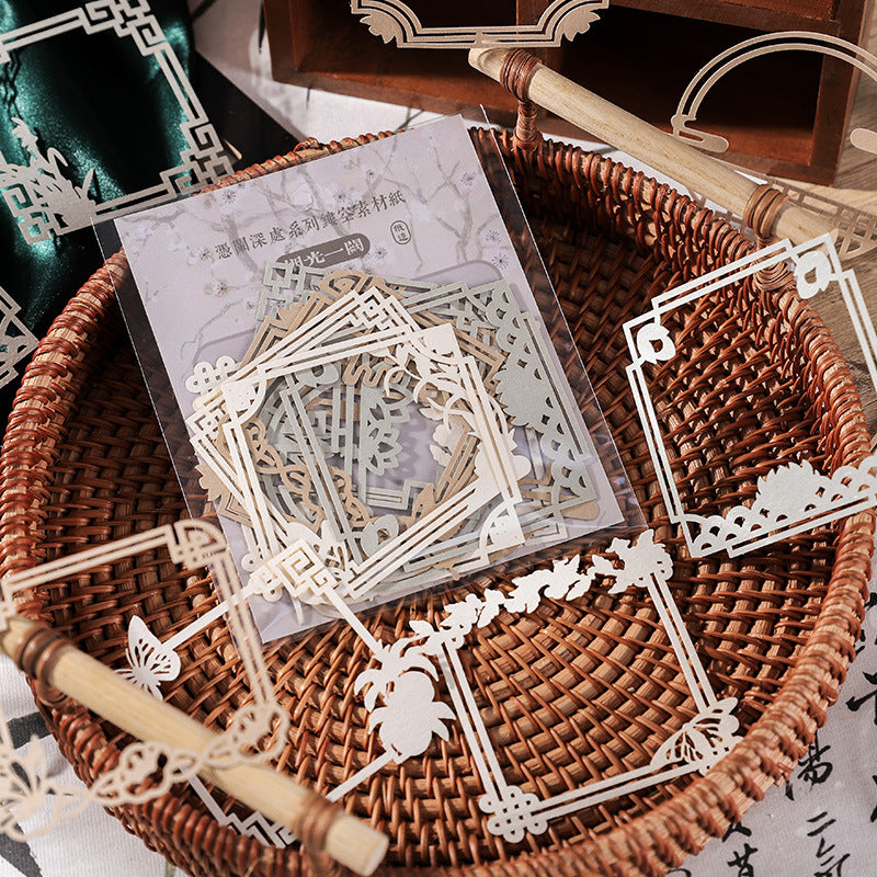 10 Pcs Cutout Scrapbook Paper PLSC