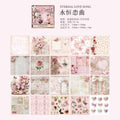 20 Pcs Vintage Floral Scrapbook Paper MJHY