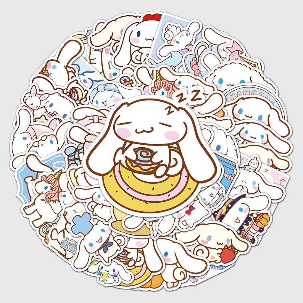 50 Pcs Vinyl Cinnamoroll Stickers YGG268