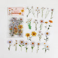 40 Pcs Daisy PET Stickers