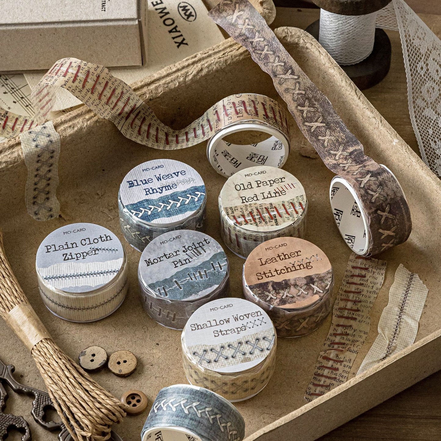 1 Roll Fabric Texture Washi Tape SBFR