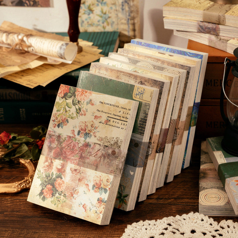 100 Pcs Vintage Aesthetic Journal Paper VAP08
