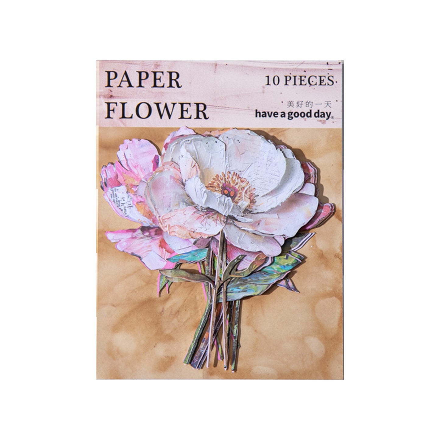 10 Pcs Paper Flower for Journal Craft ZSHF
