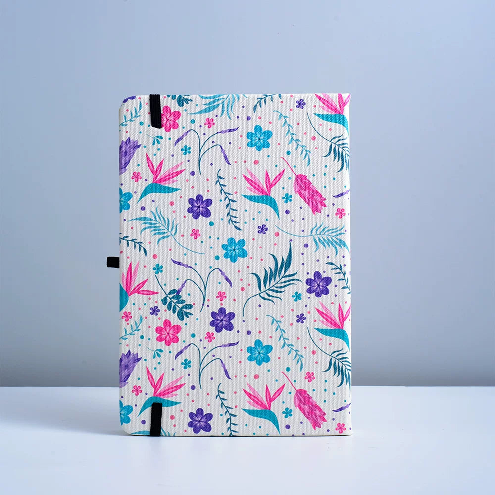 Art Series A5 Hardcover  Notebook - Floral Watercolor