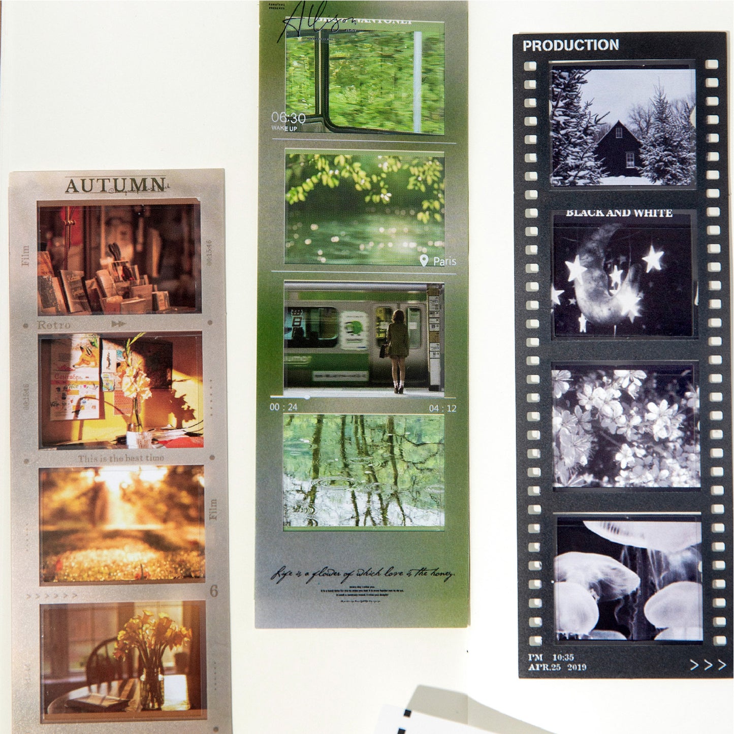 15 Pcs Movie Photo Frame PET Stickers SGYK