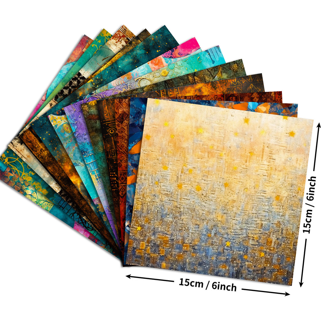 6 inch Vintage Scrapbook Paper Pad PA730