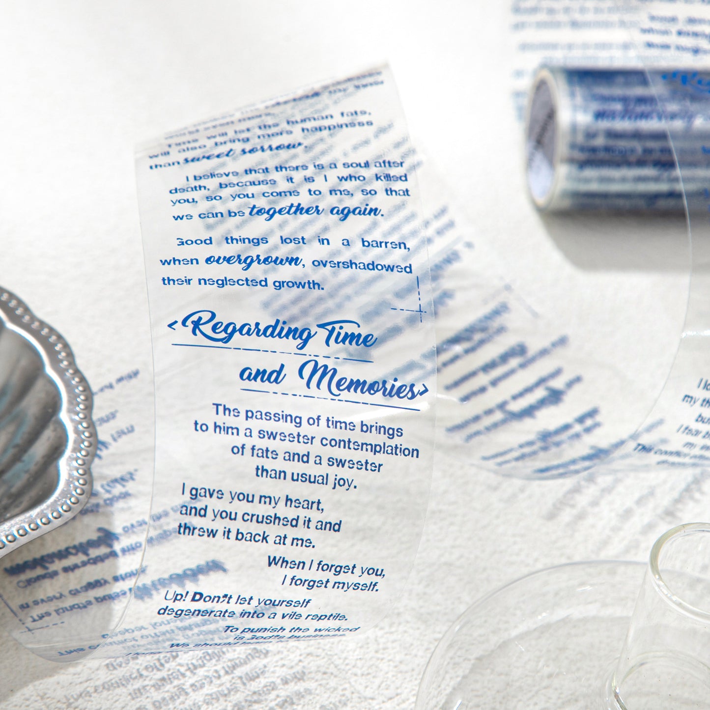 1 Roll Literature Fragments PET Tape WXYLPD