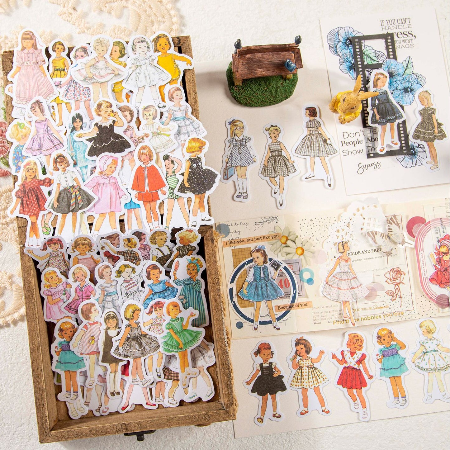 50 Pcs Childhood Kid Stickers TNPD