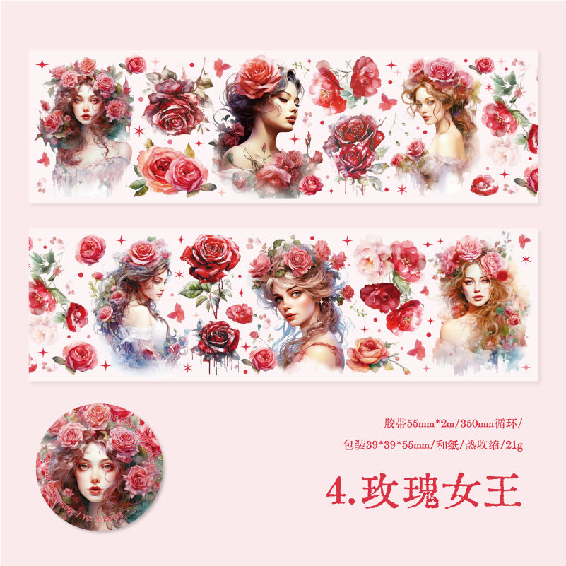 1 Roll Flower Princess PET Tape HZSY