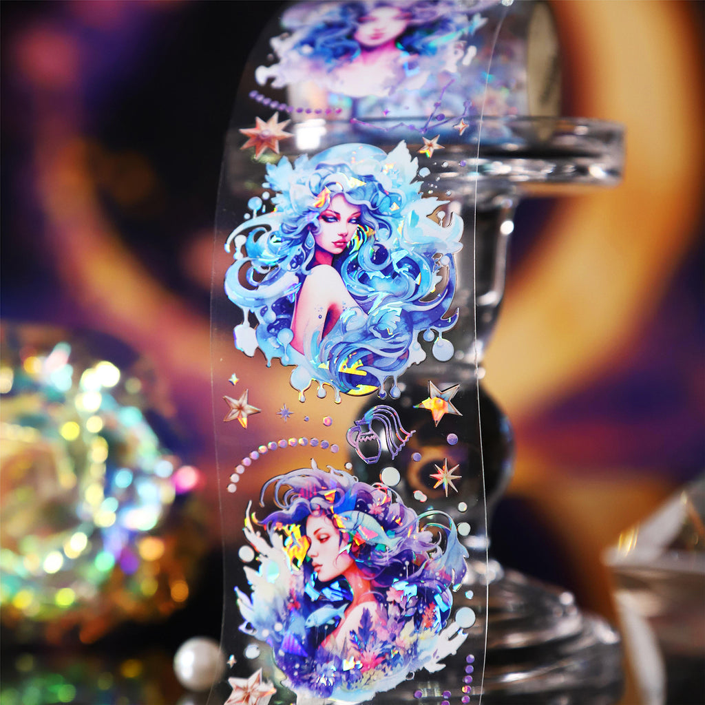 1 Roll Star Sign Girl PET Tape XZNS