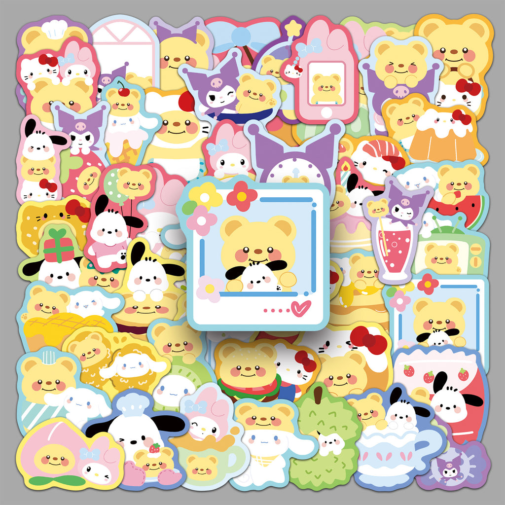 50Pcs Kawaii Waterproof Vinyl Stickers SRO109