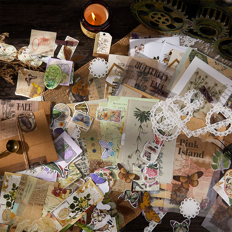 251pcs/Pack Junk Journal Supplies Kit for Starter