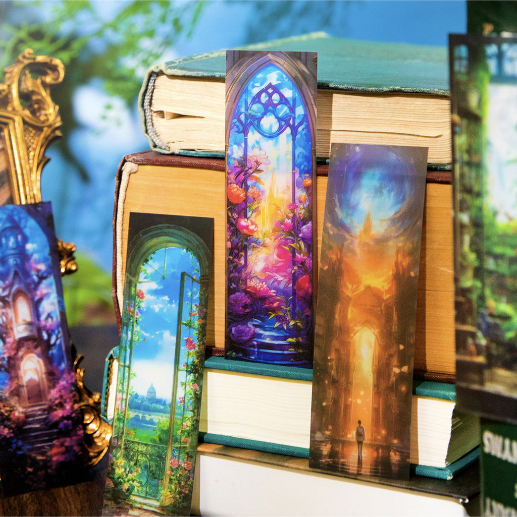 8 Pcs Vintage PET Bookmark HXDL