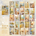 100 Pcs Oil Painting Scrapbook Paper YDRL
