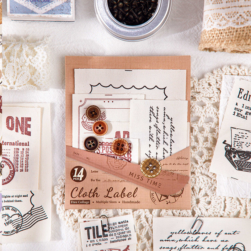 14 Pcs Vintage Junk Journal Paper SRZS