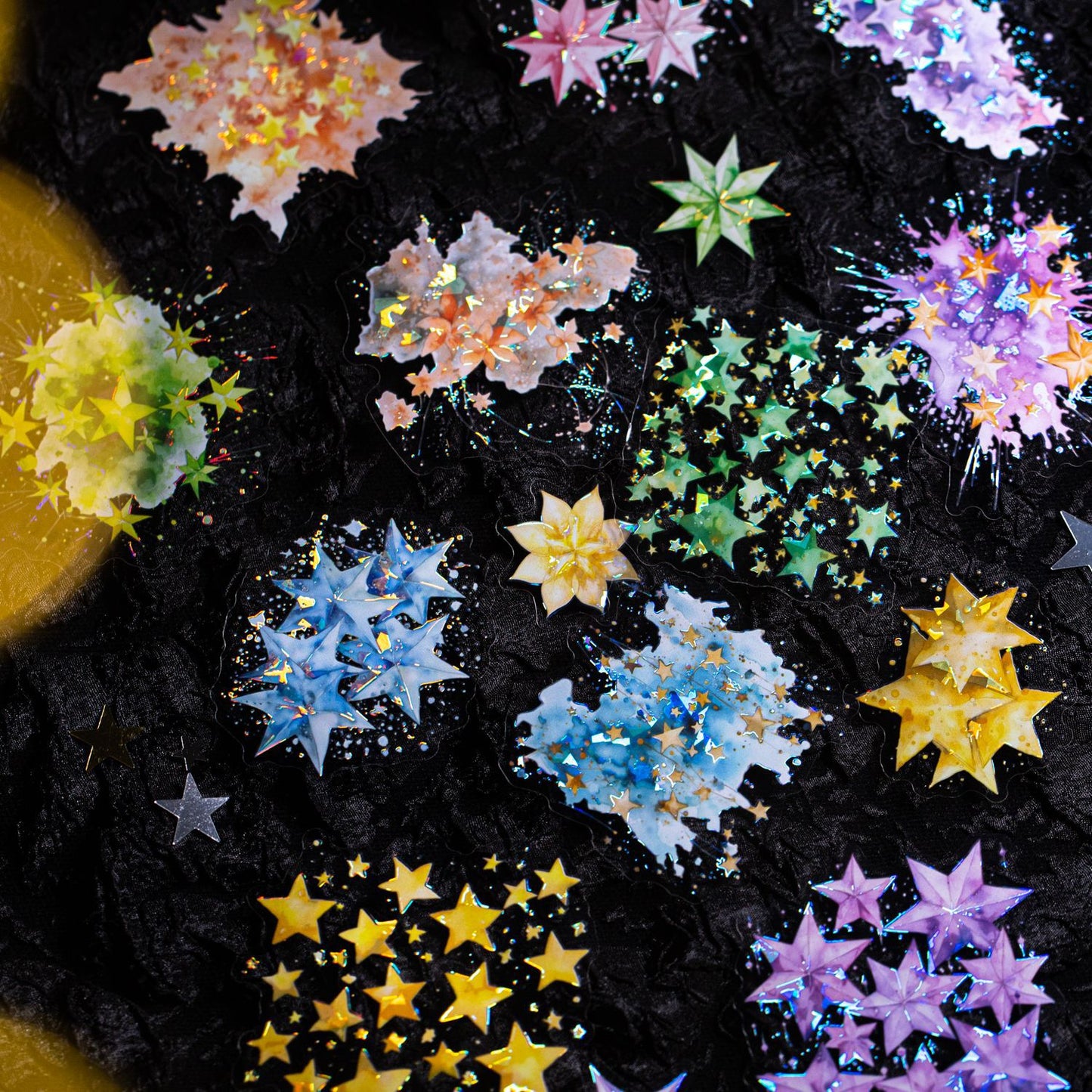 10 Pcs Star PET Stickers YPXG