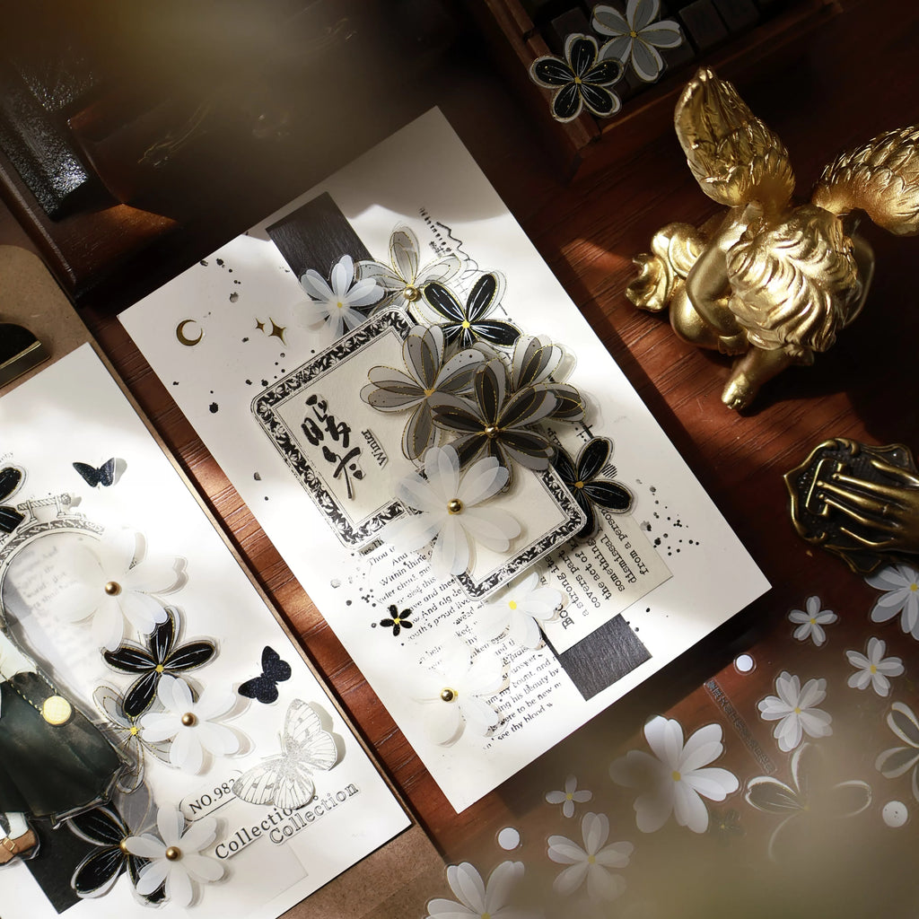 Floral Decorative Tape Rolls- Nocturne Canto