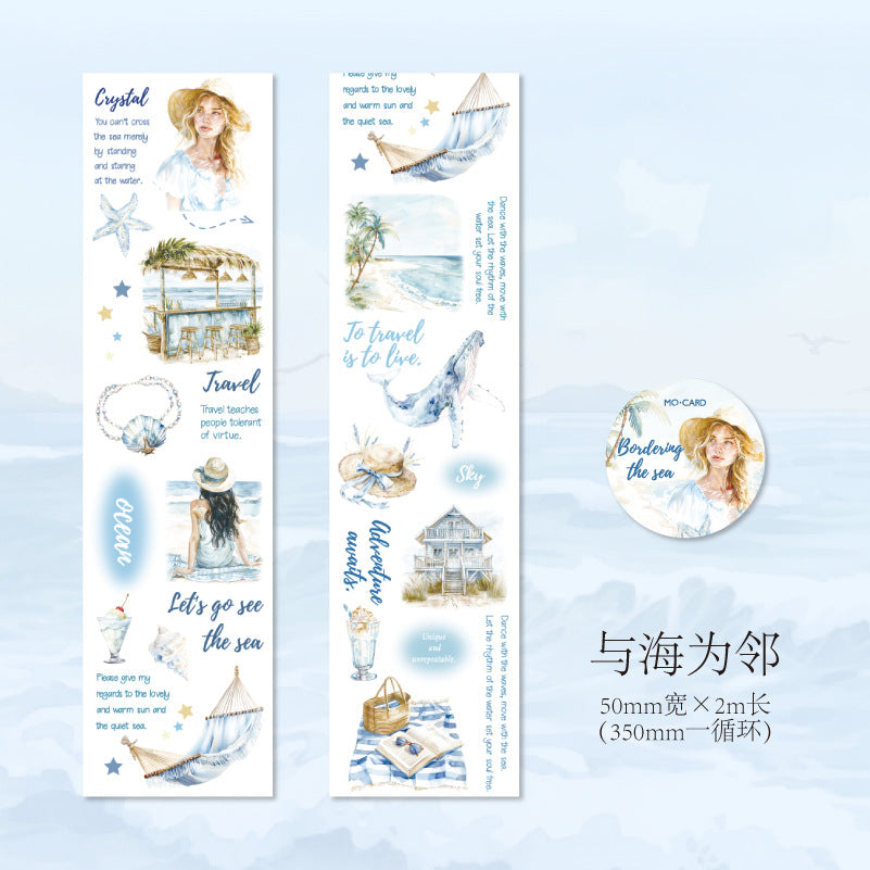 1 Roll Travel Themed Washi Tape YYLX