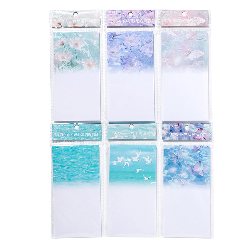 50 Pcs Cute Notepad Paper WWZYS