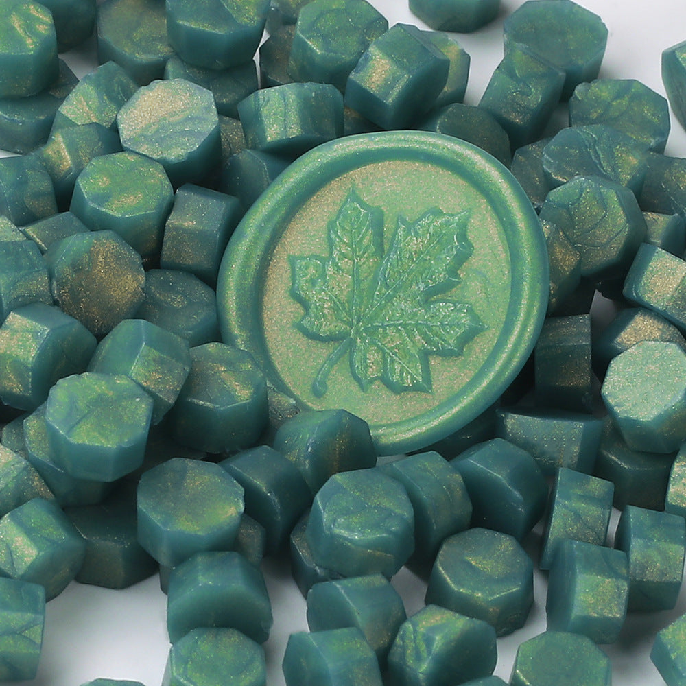 100 PCS Octagon Wax Seal Beads H100