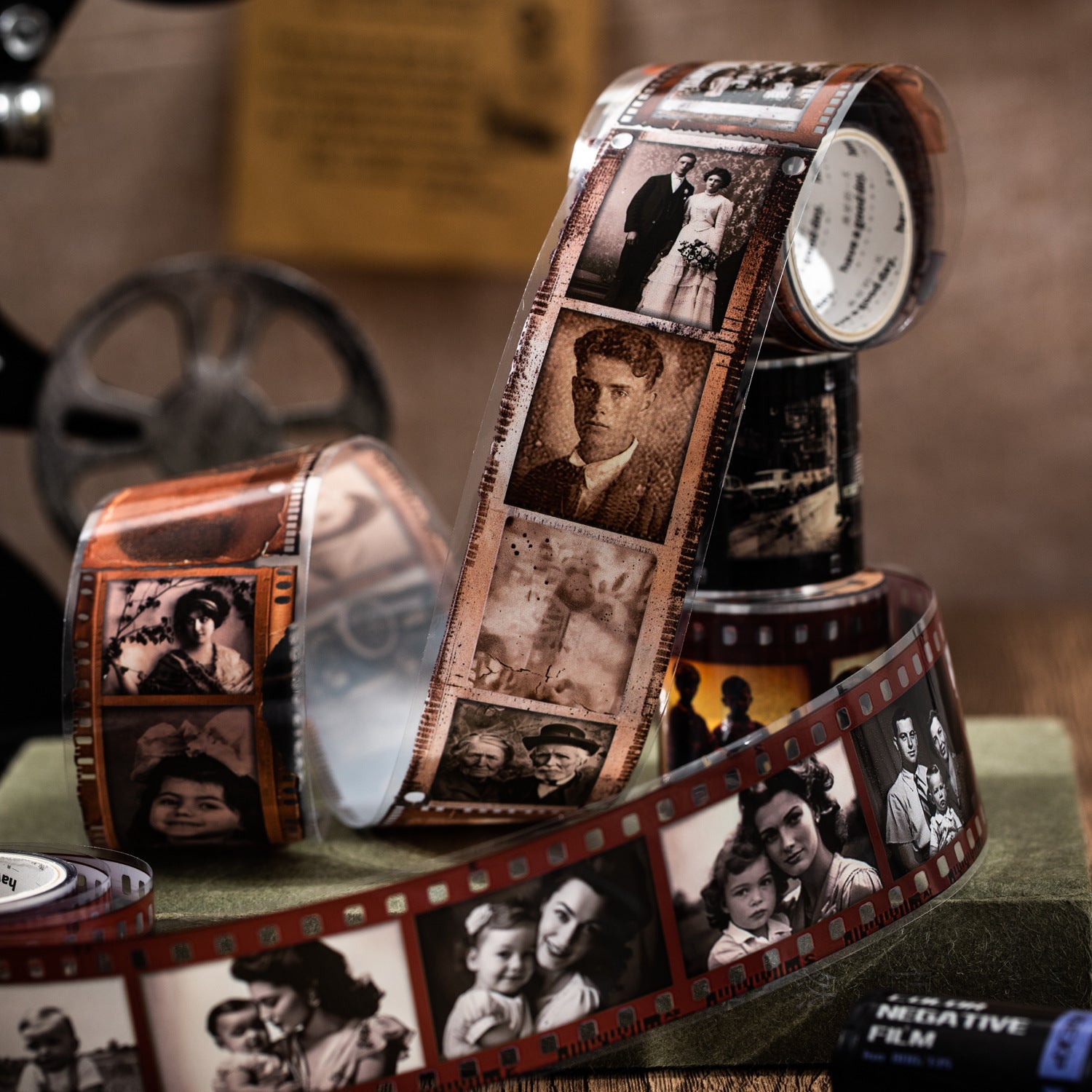 1 Roll Vintage Movie Film PET Tape HYSJL