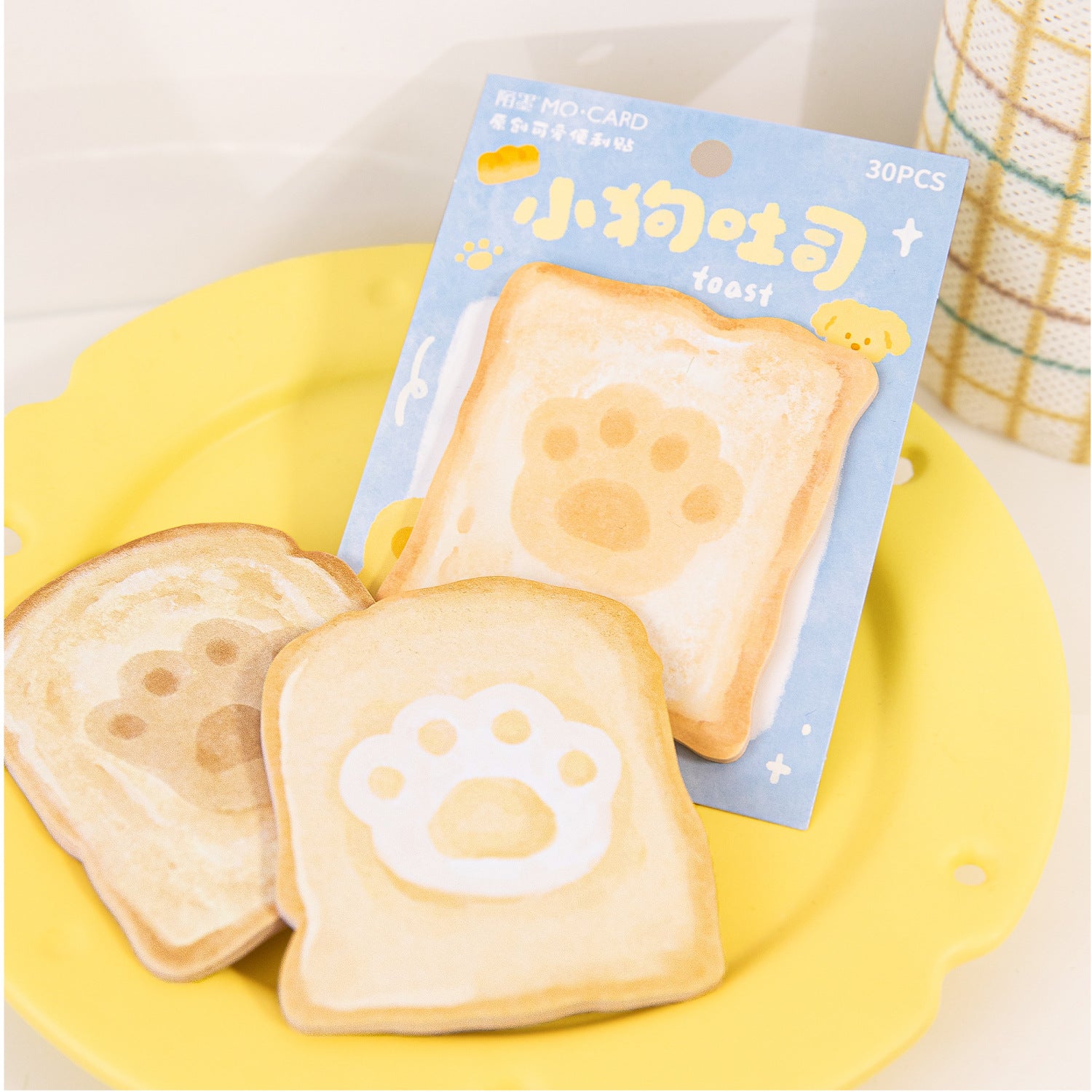 30 Pcs Creative Bread Notepad MZTS