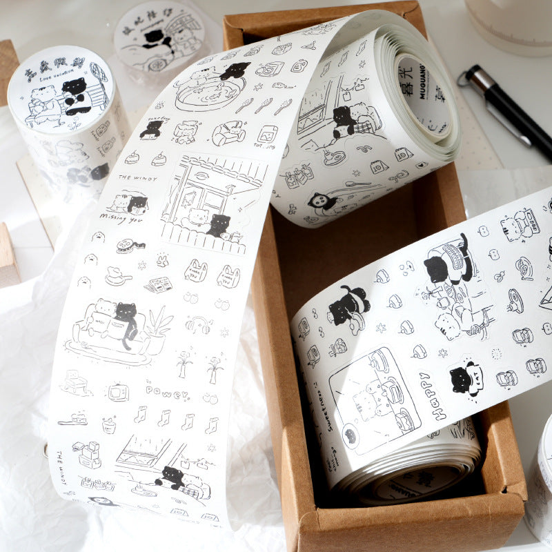1 Roll Cute Die Cut Tape YNZYQ