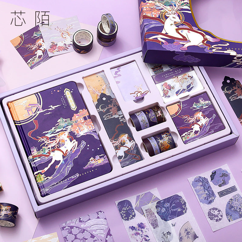 186 Pcs Chinese Classic Scrapbook Supplies Gift Set GDFX