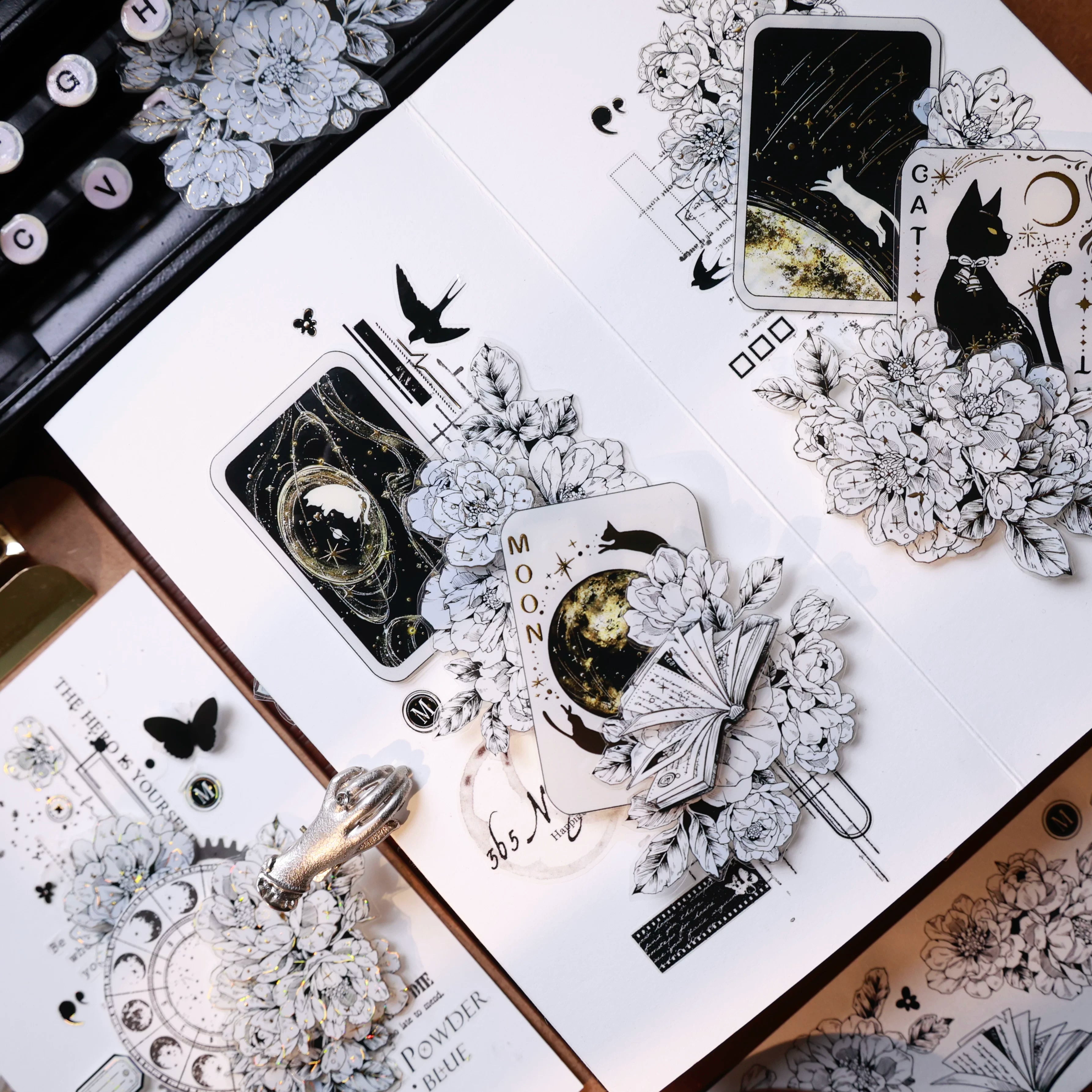 Floral Decorative Tape Rolls- Astral Deck Chronicles