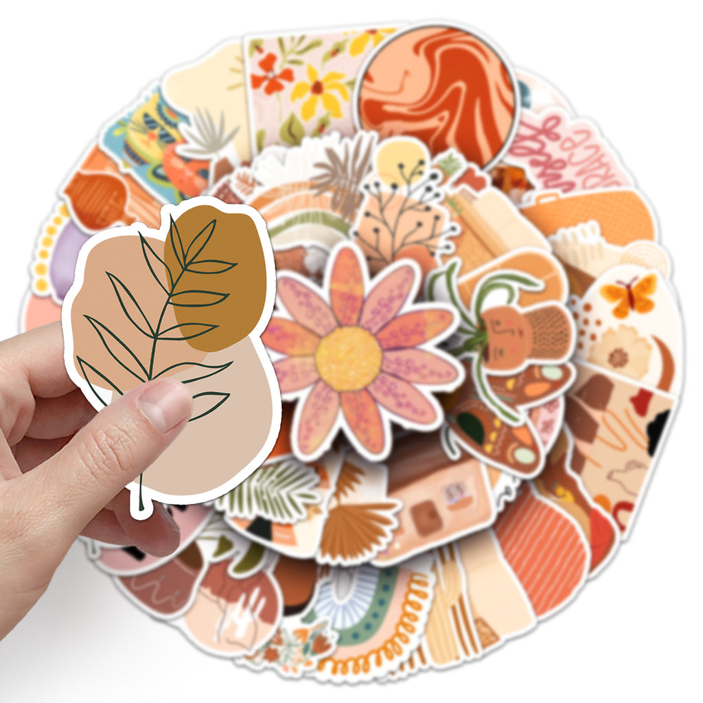 50PCS Boho Waterproof Vinyl Stickers BHO07