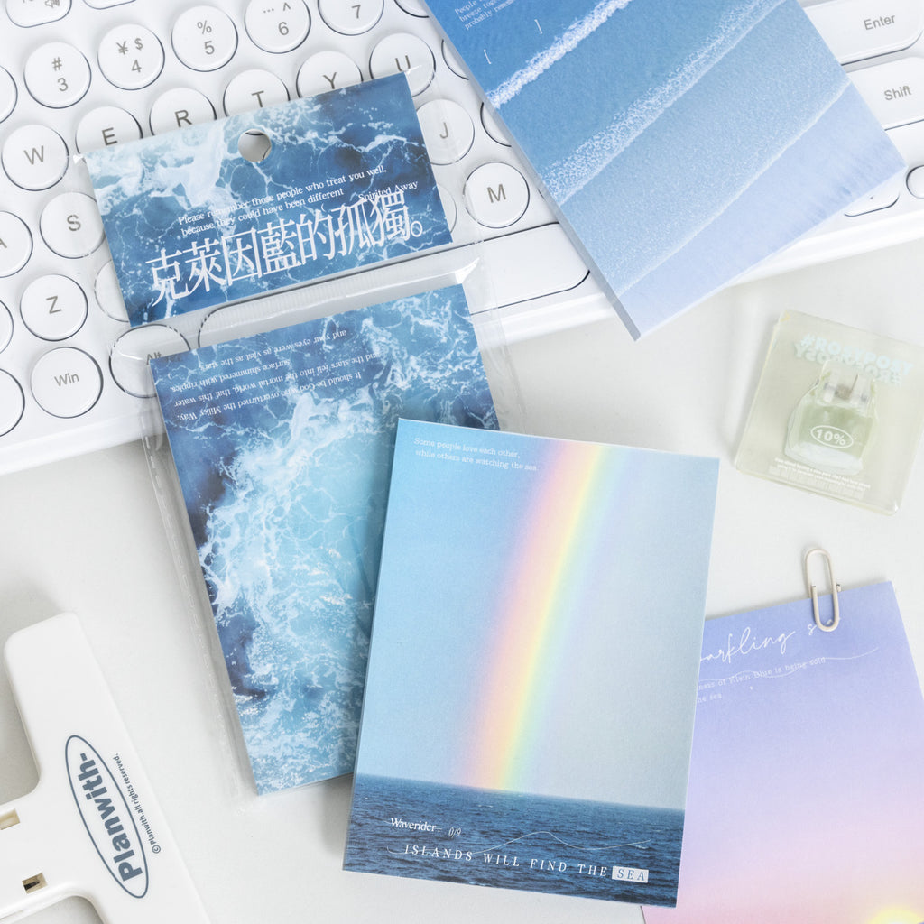 60 Pcs Landscape Notepad Paper RSHH