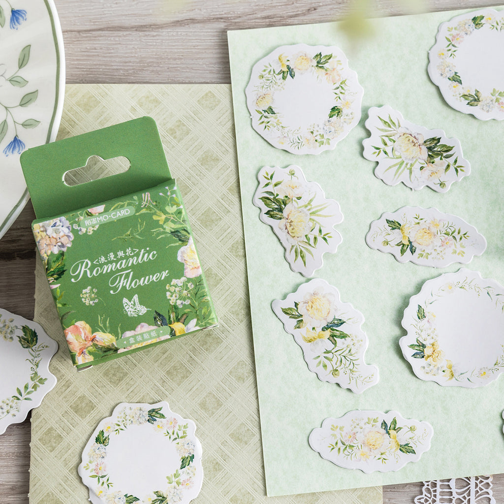 45 Pcs Small Wreath Stickers LMYH