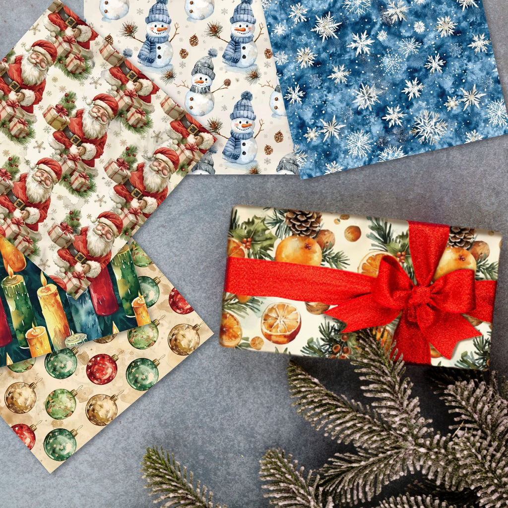 6 inch Christmas Scrapbook Paper Pad PAG56