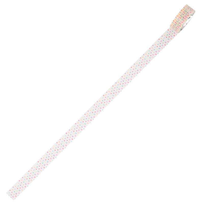 Polka Dots Glitter Translucent Vellum Tape - Colorful