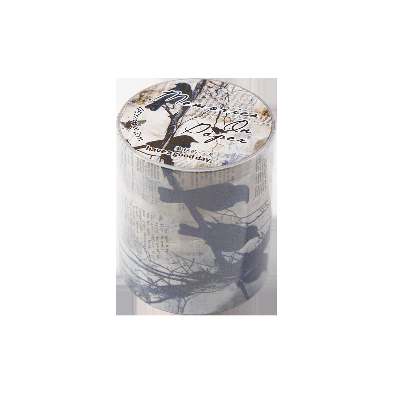 1 Roll Vitnage Junk Journal Washi Tape ZJJY