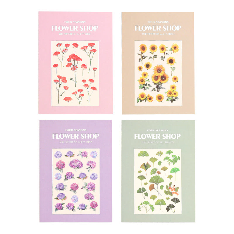 20 Sheets Season Botanical Stickers SJHD