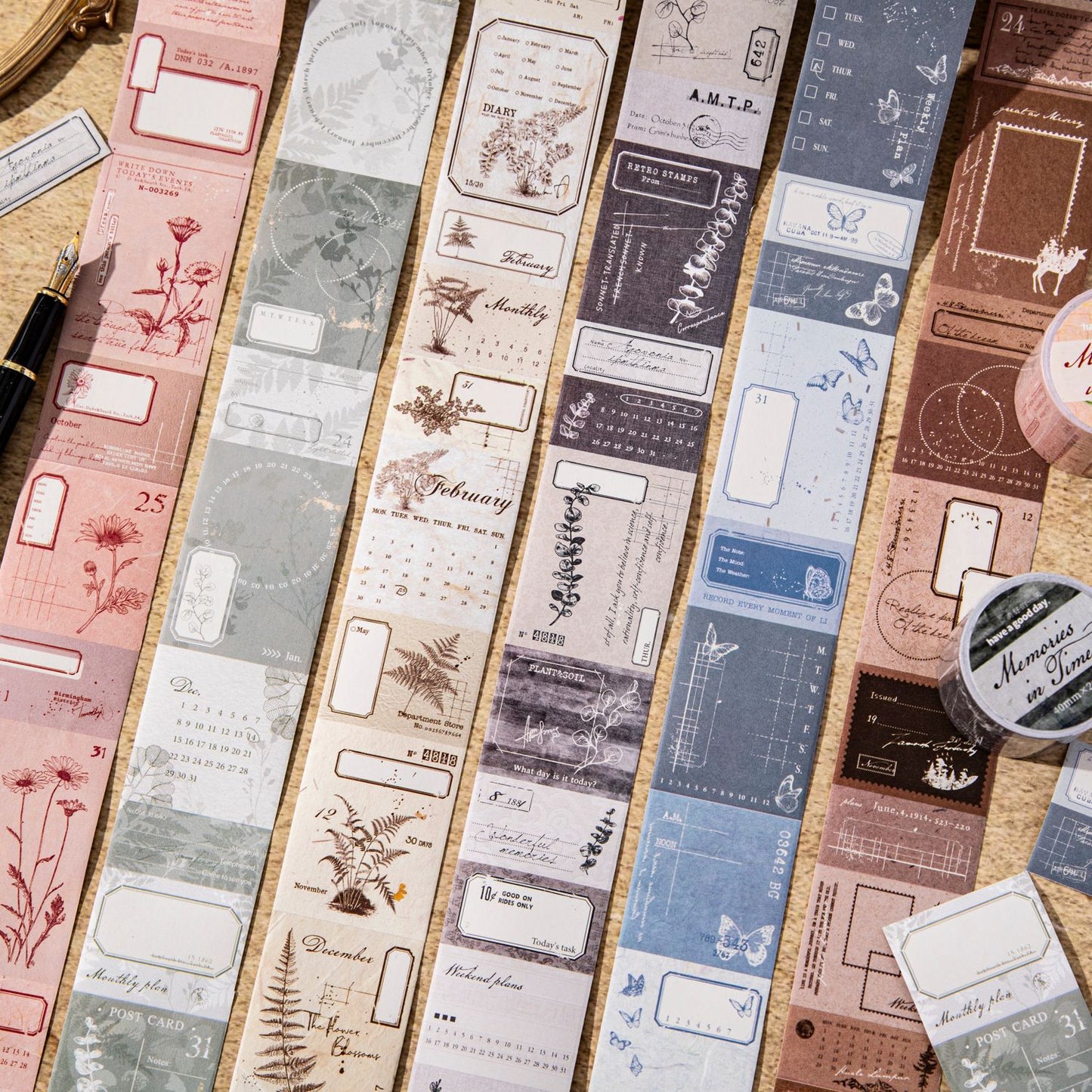 1 Roll Vintage Junk Journal Tape SJJY