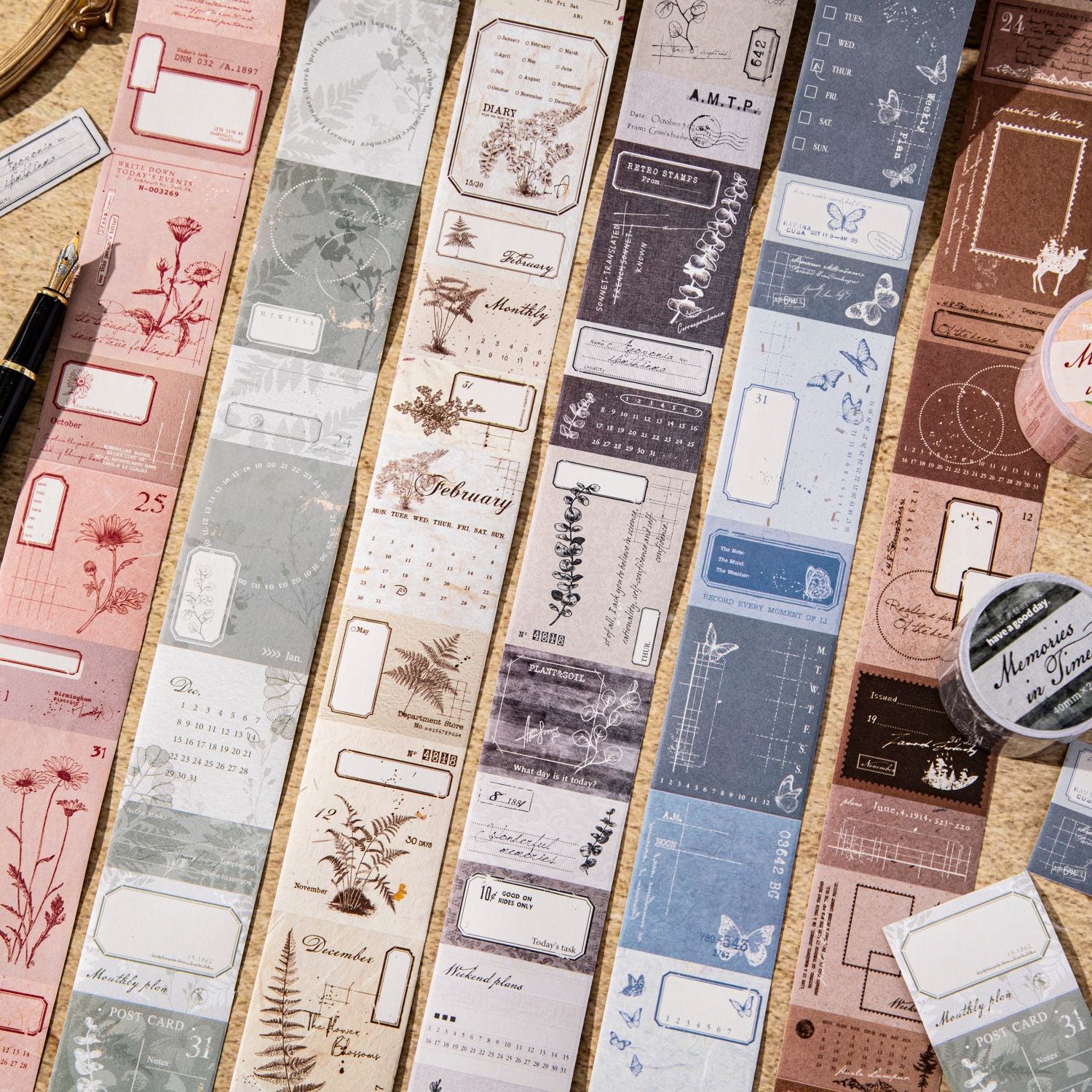 1 Roll Vintage Junk Journal Tape SJJY