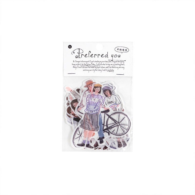Pianai Washi Girl Stickers
