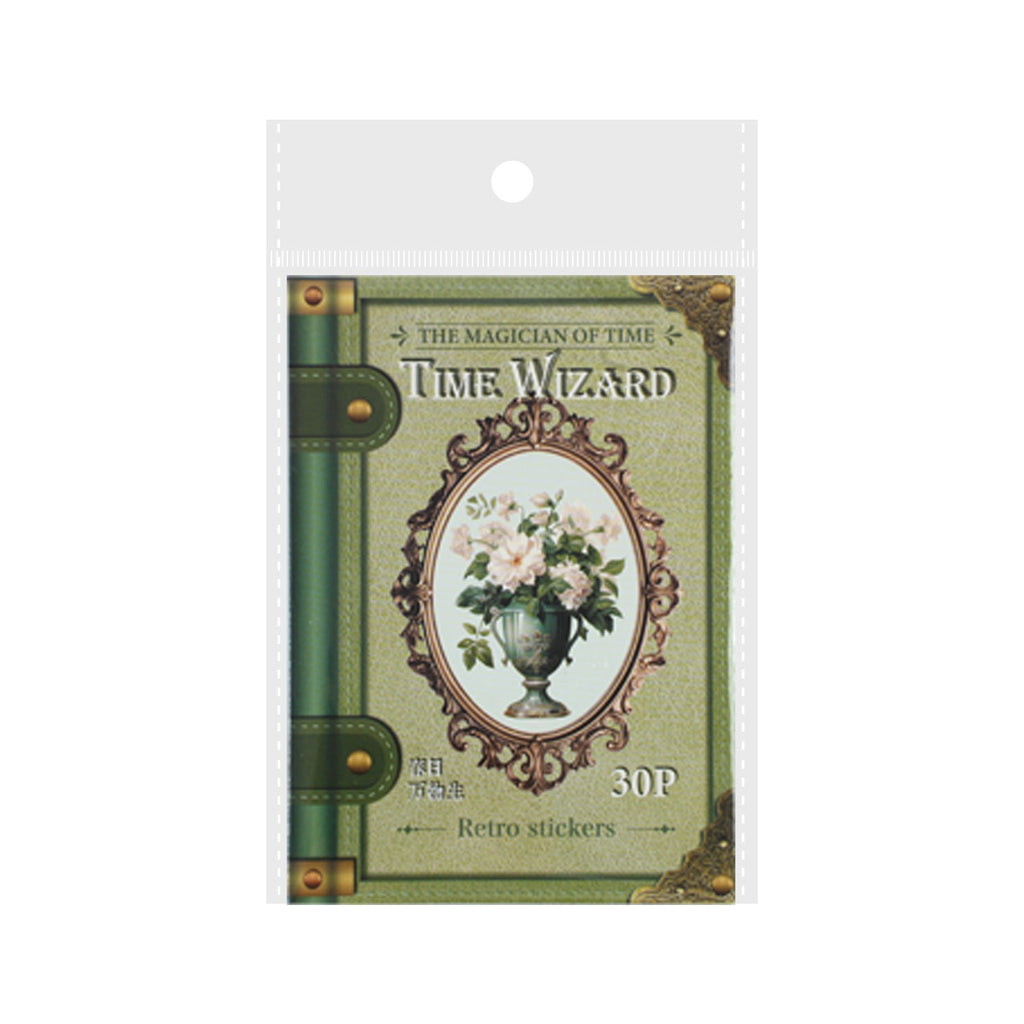 30 Pcs Vintage PET Stickers SHMSS