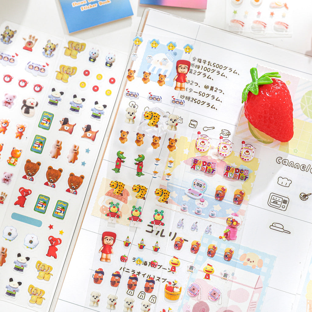 12 Sheets Cute Journal Planner Stickers ZHRC