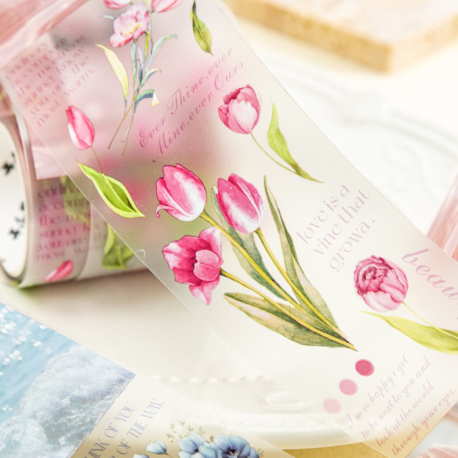 1 Roll Flower and Landscape PET Tape QYSG
