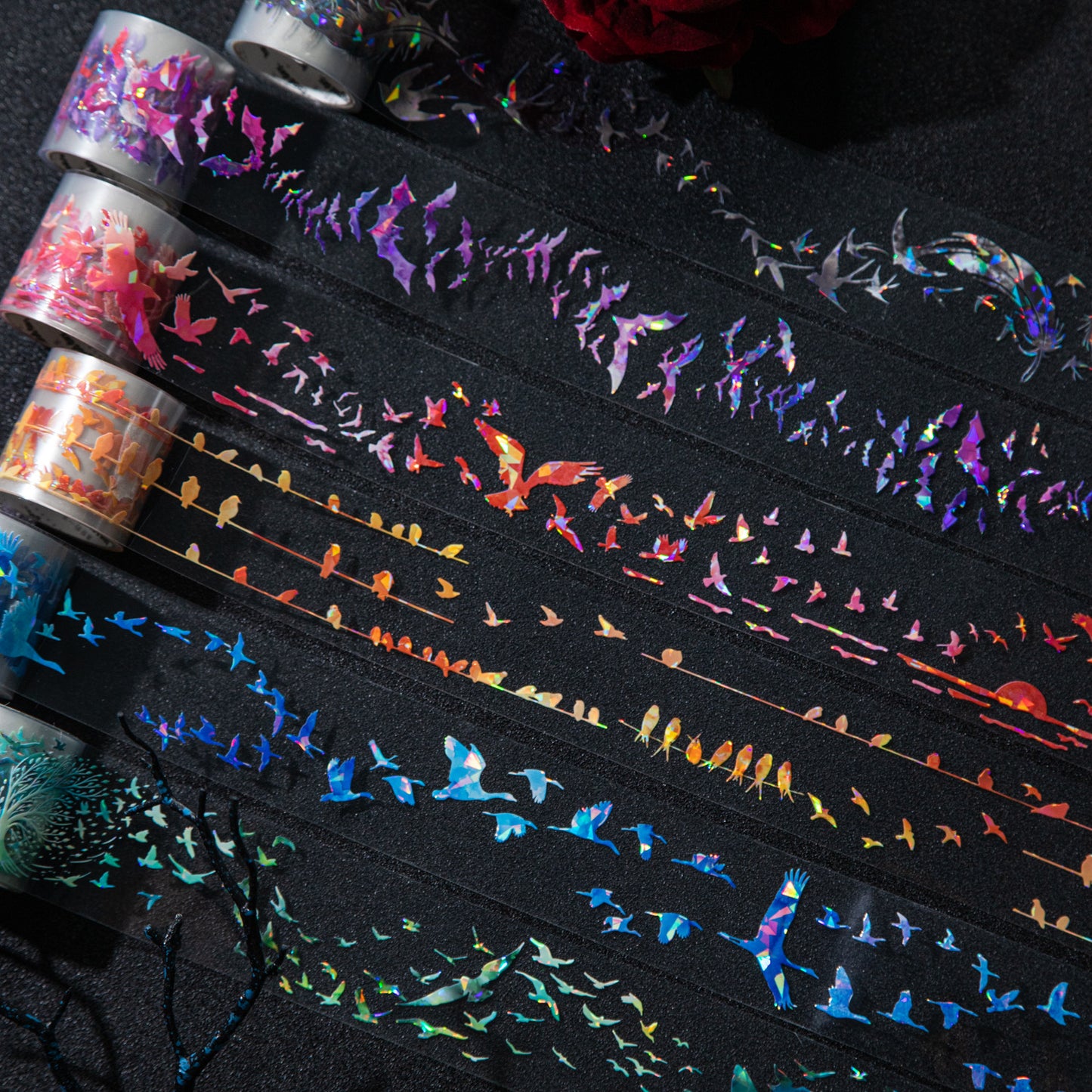 1 Roll Fly Birds PET Tape FNML