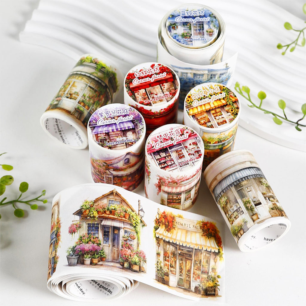 1 Roll Flower Shop Washi Tape ZJHD