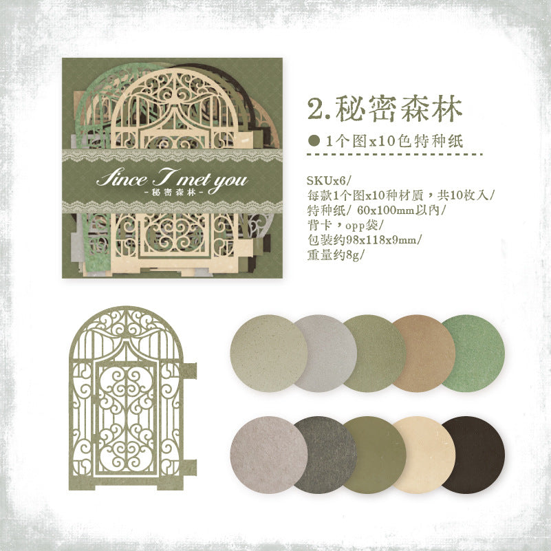10 Pcs Window Cutout Paper CYJNKS